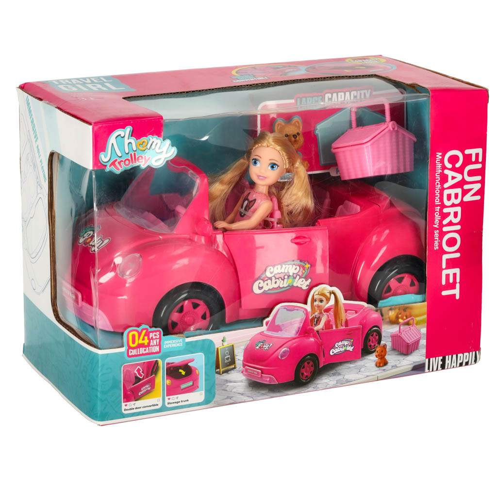 Roosa nukukabriolett piknikukomplekt – Soodukas.Com Roosa nukukabriolett piknikukomplekt - Image 9