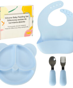 Silikoonist sööginõude komplekt lastele