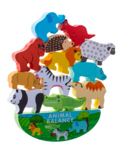 Tasakaalumang puidust loomadega 1