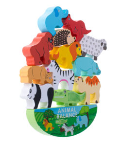 Alternative view of Tasakaalumäng puidust loomadega