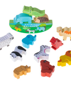 Tasakaalumang puidust loomadega 3