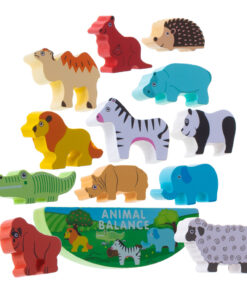 Tasakaalumang puidust loomadega 4