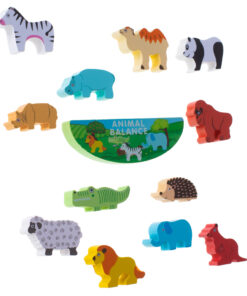 Tasakaalumang puidust loomadega 5