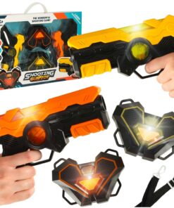 Laserlahingu komplekt 2 püstoli ja märklauaga