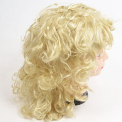 Alternative view of Blond lokkis parukas