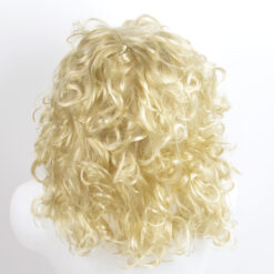 Blond lokkis parukas Soodukas.Com