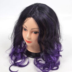 Alternative view of Must+lilla parukas