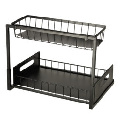 Metallist kahekorruseline organiseerija väljatõmmatava korviga Soodukas.Com