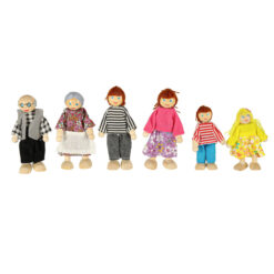 Nukumajadesse sobiva suurusega nukud 6tk Soodukas.Com