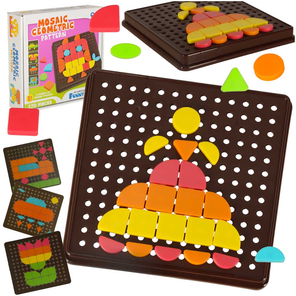 Laste geomeetriline mosaiikmäng – Soodukas.Com Laste geomeetriline mosaiikmäng