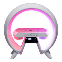 Alternative view of Induktsioonlaadija LED-valgustuse, kella ja kõlariga