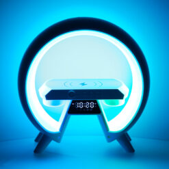 Induktsioonlaadija LED-valgustuse, kella ja kõlariga Soodukas.Com