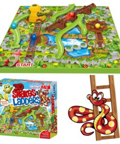 Lauamäng Ussid ja redelid 3D versioon