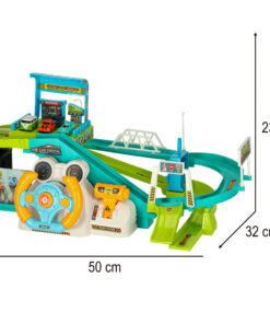 Tor samochodowy parking interaktywny z kierownica wyscigowy 161543