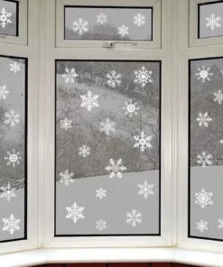 aknakleepsud lumehelvestega 5