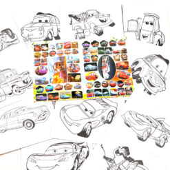 Alternative view of Kleepsudega värviraamat Cars