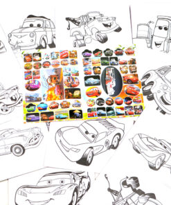 Alternative view of Kleepsudega värviraamat Cars