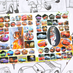 Kleepsudega värviraamat Cars Soodukas.Com