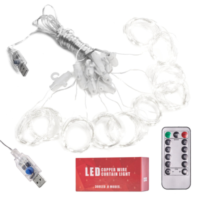 Alternative view of LED valguskardin puldiga 3x3m/300led