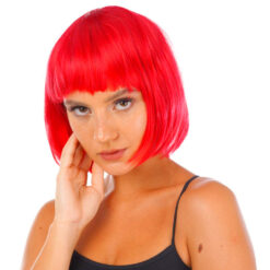 Lühike punane parukas