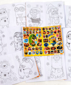 Alternative view of Kleepsudega värviraamat Minions