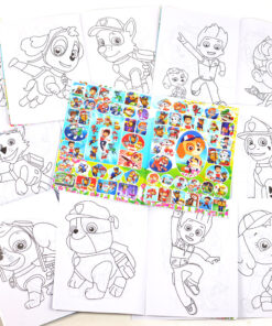 Alternative view of Kleepsudega värviraamat Käpapatrull