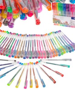 Geelpliiatsid glitter+metallic+neoon 50tk