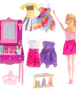 Nukk koos tualettlaua riiete ja aksessuaaridega 3