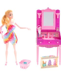 Nukk koos tualettlaua riiete ja aksessuaaridega 5