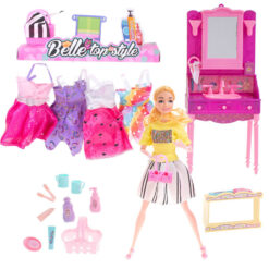 Nukk koos tualettlaua, riiete ja aksessuaaridega Soodukas.Com