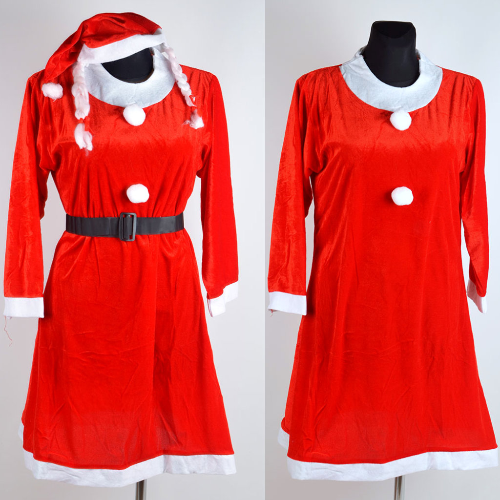 Jõulu kostüüm - päkapiku kleit naistele