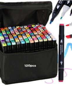 Kahepoolsed markerid 120tk