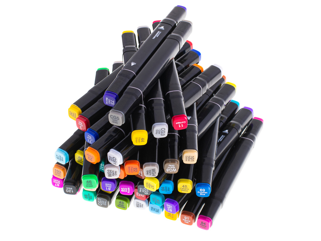 Kahepoolsed markerid 48tk - Image 3