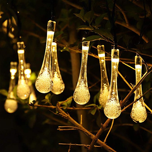 Päikesepatareiga dekoratiiv-tuled 6,5m/30led