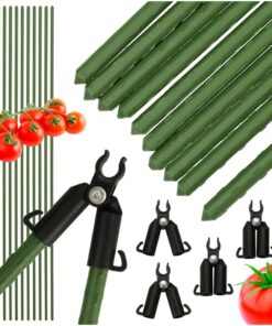 Taimetugede komplekt - 10 tugikeppi + ühendusklambrid