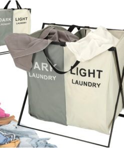 Kokkupandav 2 lahtriga pesukorv