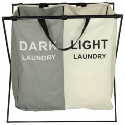 Kokkupandav 2 lahtriga pesukorv Soodukas.Com