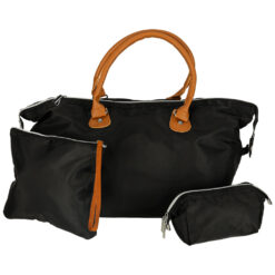 Mitmefunktsiooniline musta värvi mähkmekott Soodukas.Com