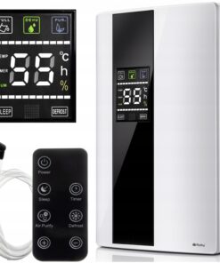 2in1 niiskusekoguja-õhupuhastaja puldiga