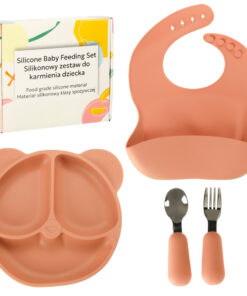 Silikoonist sööginõude komplekt lastele