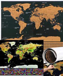 Kraabitav maailmakaart lippudega