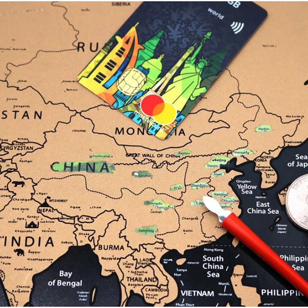 Kraabitav maailmakaart lippudega - Image 6