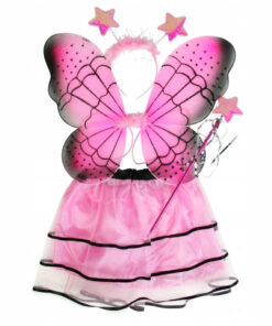 liblika kostuum roosa