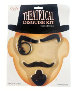 Maskeeringu komplekt - vuntsid, habe, kulmud, monokkel