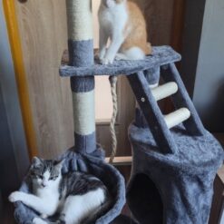 Mitmetasandiline kraapimispostidega kassimaja – Soodukas.Com Mitmetasandiline kraapimispostidega kassimaja Soodukas.Com