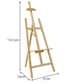 Alternative view of Puidust molbert