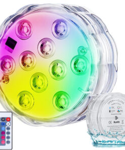 Veealune valgusti puldiga - basseinivalgusti