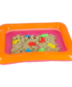 Kinetic sand in a bucket 1kg molds beige 161921