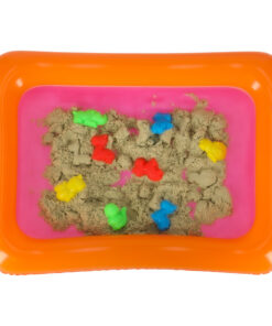 Kinetic sand in a bucket 1kg molds beige 161922
