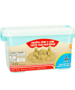 Kinetic sand in a bucket 1kg molds beige 161927